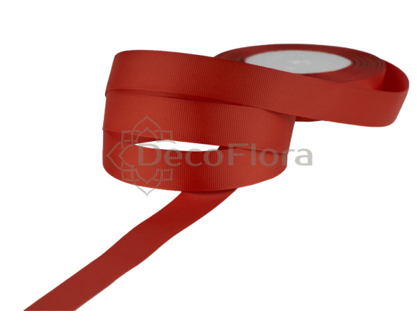 Лента репсовая 3cm*20м - B2069 - красная