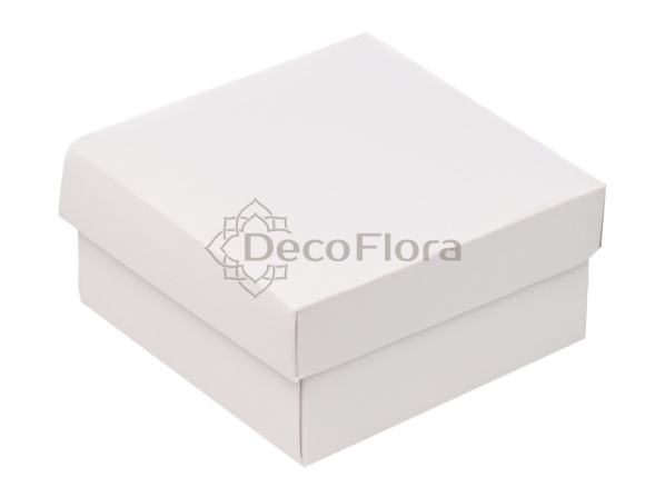 Коробка сборная  8*8*4см белая