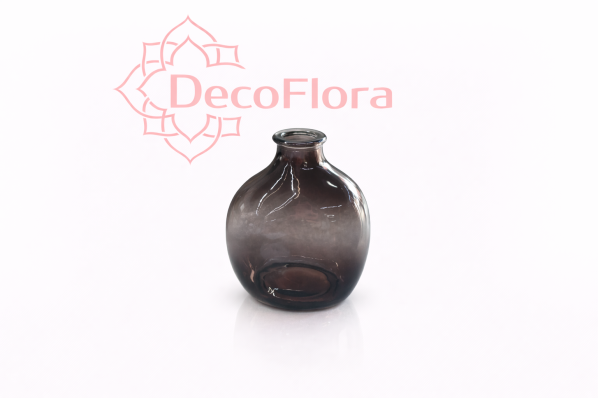 Ваза (стекло) D9 H11 коричневая