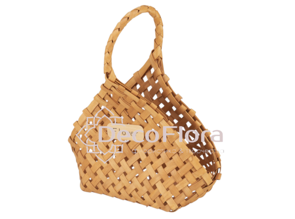Корзина секвойя d24 h14 hh20*27,5 натуральная