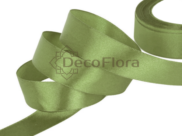Лента атласная 4cm*20м - 105 - хаки 