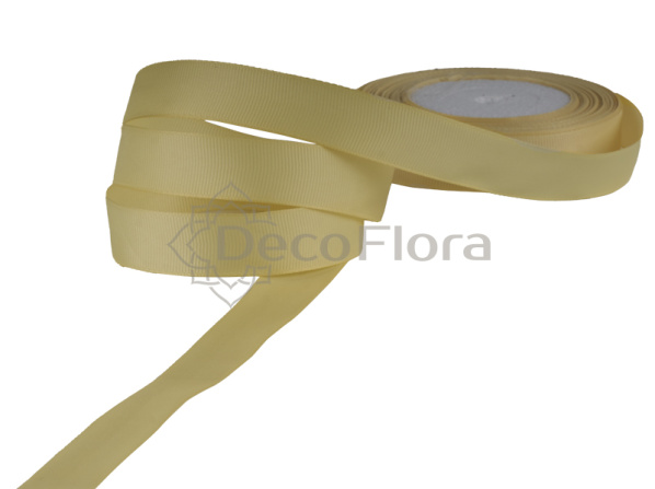 Лента репсовая 2cm*20м - 1063 - льняная