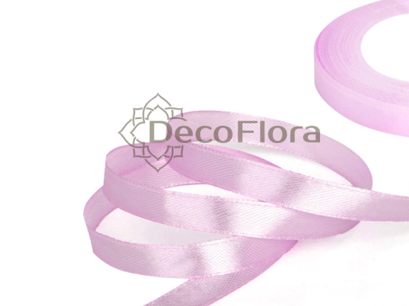 Лента атласная 0,6cm*20м - 127 - бледно-лиловый 
