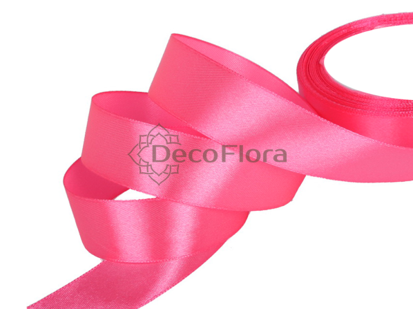 Лента атласная 5cm*20м - 1026 - ярко-розовый