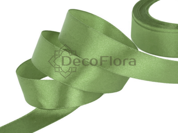Лента атласная 4cm*20м - 1085 - спаржа. 