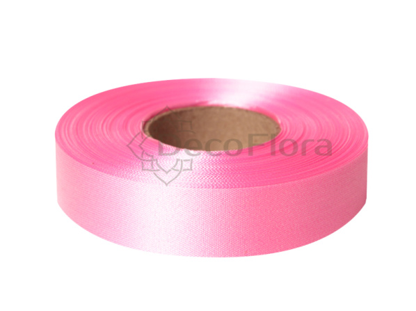 Лента Италия 2см*50ярд Cotton ярко-розовая