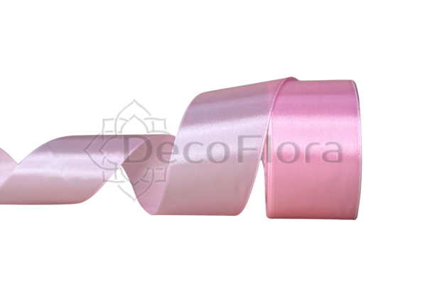 Лента атласная 5cm*25ярд - 004 - розовая 