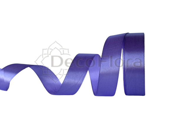 Лента атласная 2,5cm*25ярд - 021 - сиреневая 