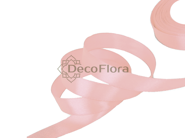Лента атласная 2,5cm*20м - 1011 - сливочно-розовый 