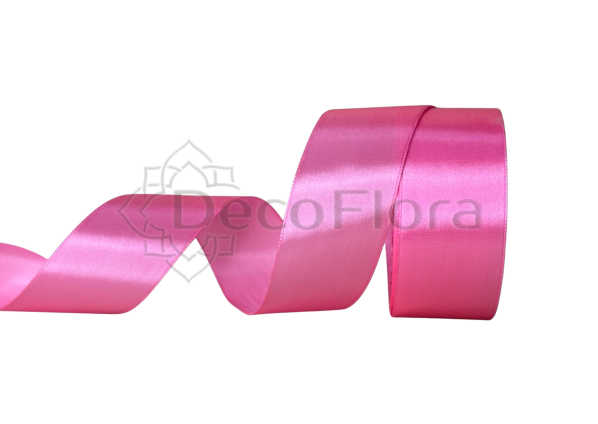 Лента атласная 4cm*25ярд - 005 - розовая 