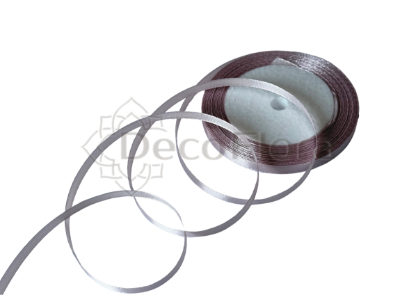 Лента атласная 0,6cm*25ярд - 092 - пенка