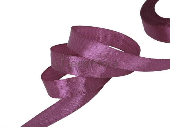 Лента атласная 1,2cm*20м - 1022 - кофейно-розовый