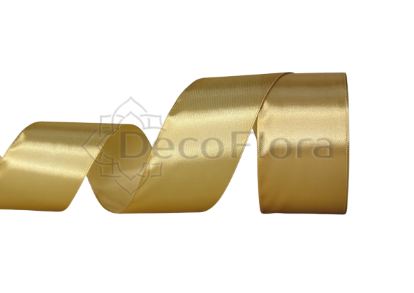 Лента атласная 5cm*25ярд - 087 - бежевая 