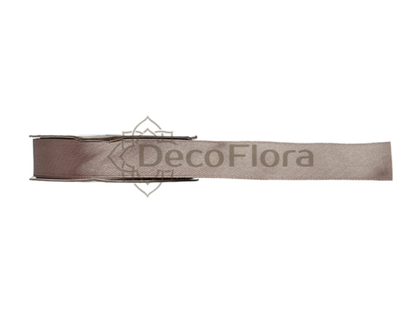 Лента атласная 1,5cm*25ярд имбирное печенье