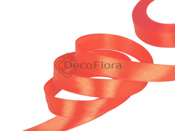 Лента атласная 2,5cm*20м - 1043 - оранжево-розовый 