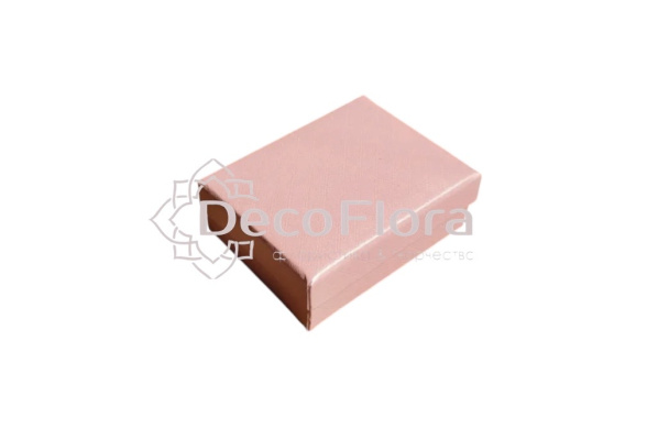 Коробка Ромбики подарочная 9*7*2,8см розовая