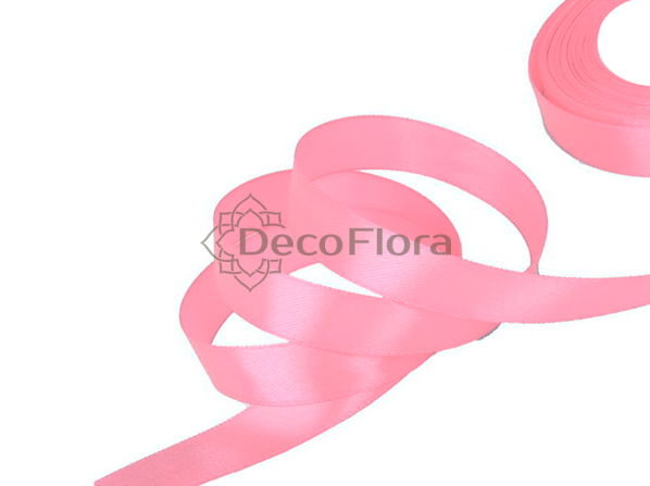 Лента атласная 1,2cm*20м - 050 - карамельно-розовый 