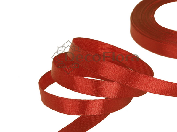 Лента атласная 0,6cm*20м - 1101 - терракотовый 