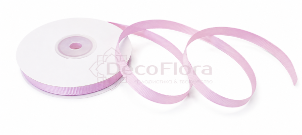 Лента репсовая 1cm*20y - 114 - розовая