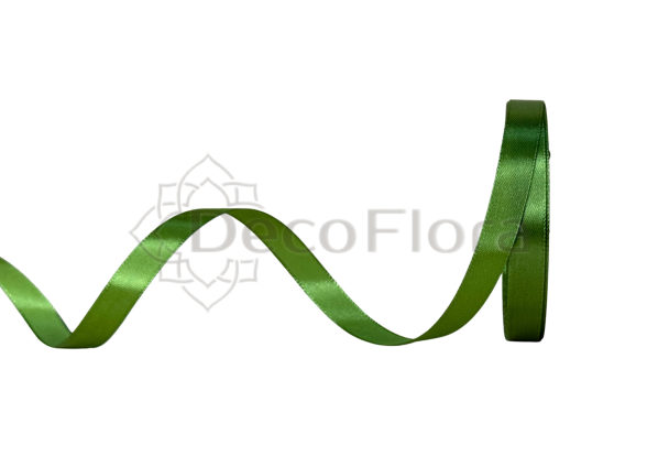 Лента атласная 1,2cm*25ярд - 063 - хаки 