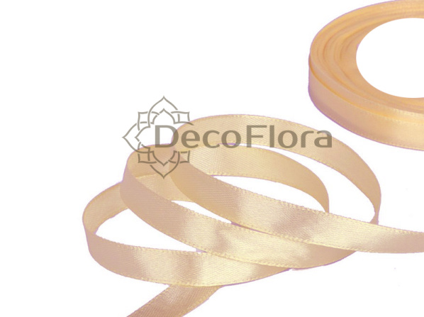 Лента атласная 0,6cm*20м - 149 - светло-бежевый 