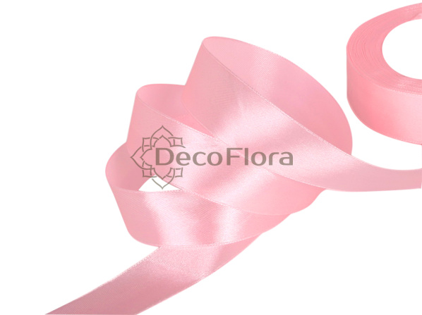 Лента атласная 5cm*20м - 1012 - бледно-розовый