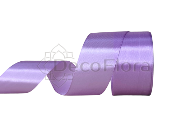 Лента атласная 5cm*25ярд - 069 - сиреневая 