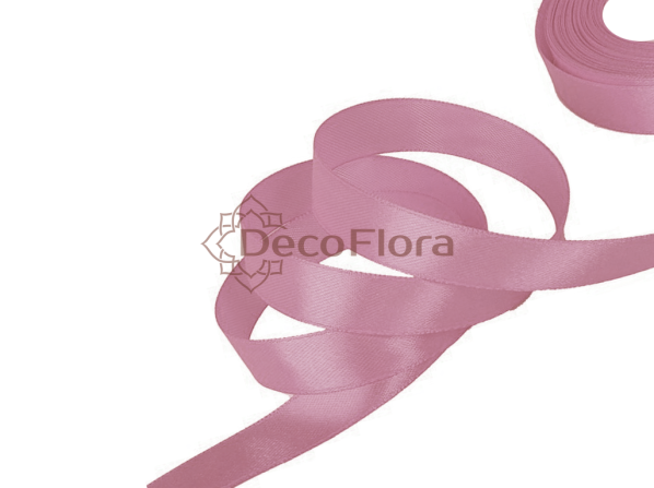 Лента атласная 1,2cm*20м - 1021 - розово-коричневый