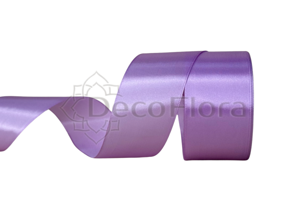 Лента атласная 5cm*25ярд - 045 - сиреневая 