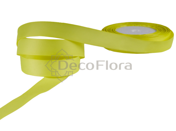 Лента репсовая 3cm*20м - 1067 - желтая