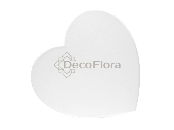 Коробка из набора сердце 25*24*12 белая 720910/3