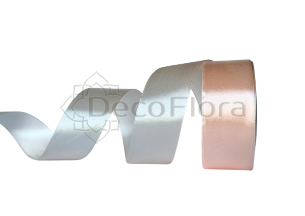Лента атласная 4cm*25ярд - 006 - персик 