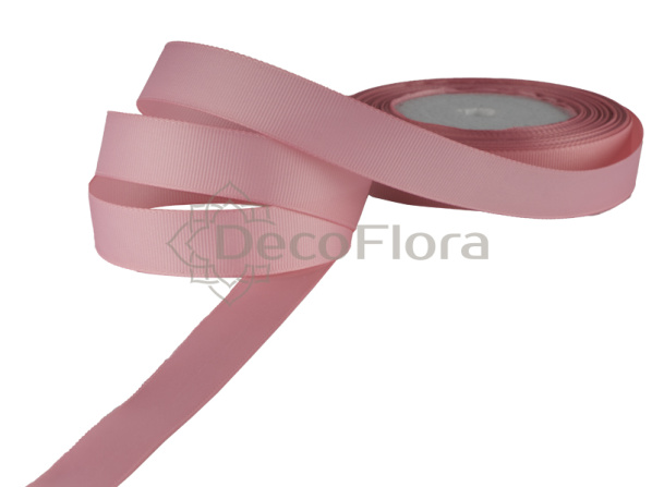Лента репсовая 3cm*20м - 1017 - карамельно-розовая 