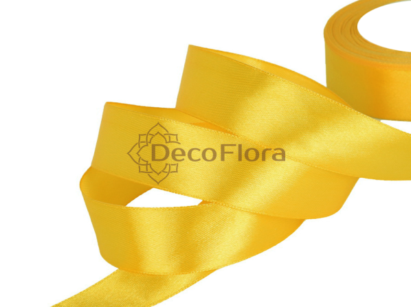 Лента атласная 5cm*20м - 1098 - темно-мандариновый