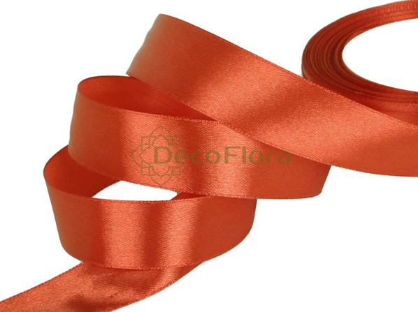 Лента атласная 5cm*20м - 1100 - светло-терракотовый