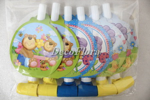 Язычок-гудок с карточкой Детская коллекция (6 штук)