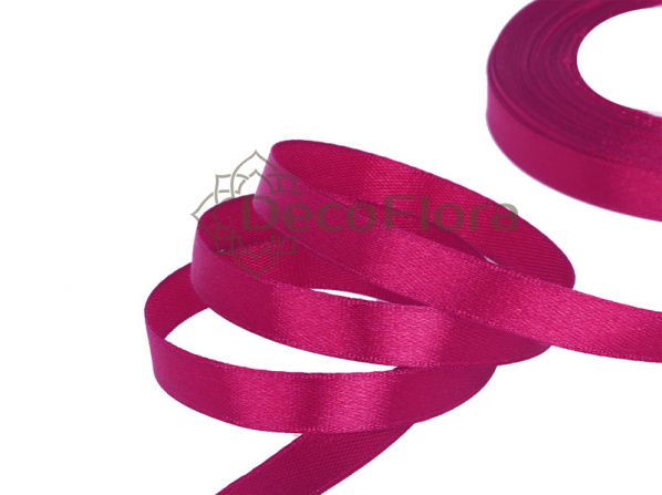 Лента атласная 0,6cm*20м - 063 - малиновый