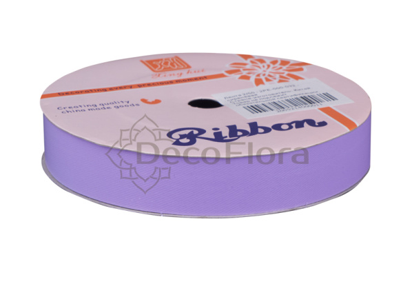Лента 2см*50ярд Cotton сиреневая