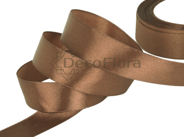 Лента атласная 4cm*20м - 077 - бежевый 