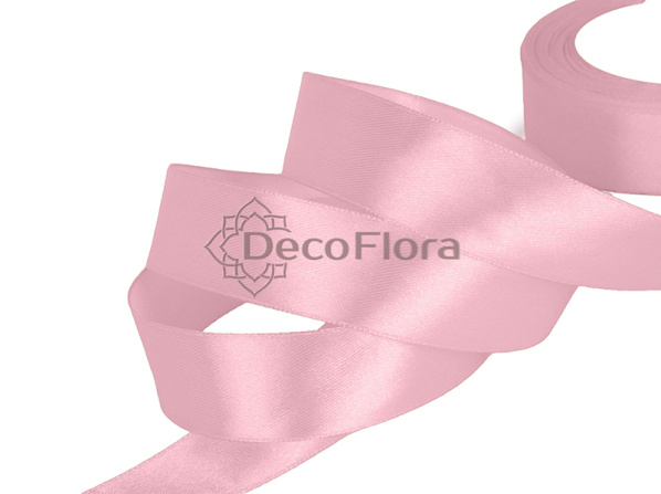 Лента атласная 5cm*20м - 45 - розово-пудровая