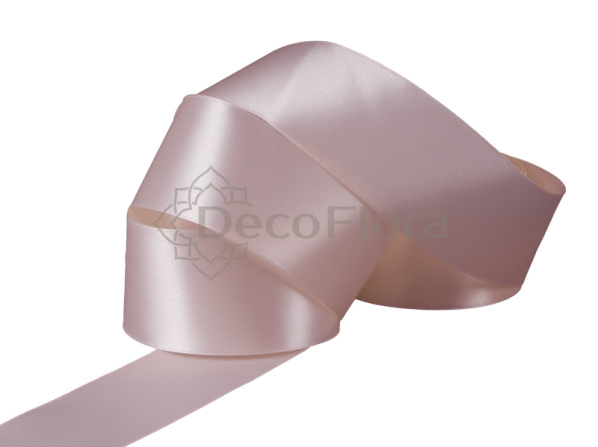 Лента атласная 5cm*20м - 39 - бледно-розовая