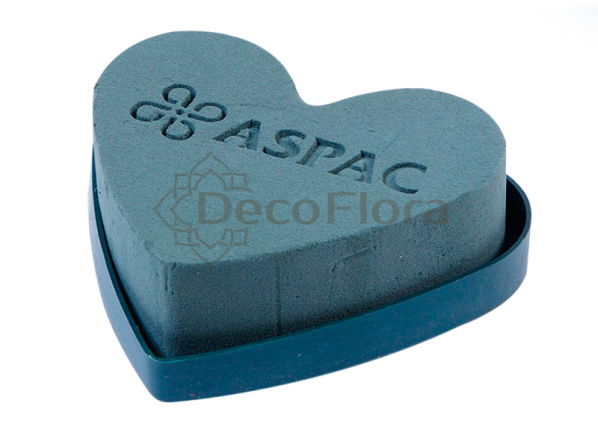 Aspac сердце закрытое мини 14см