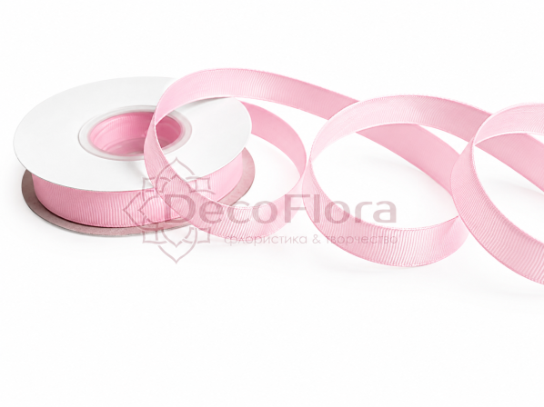 Лента репсовая 2cm*20y - 004 - розовая