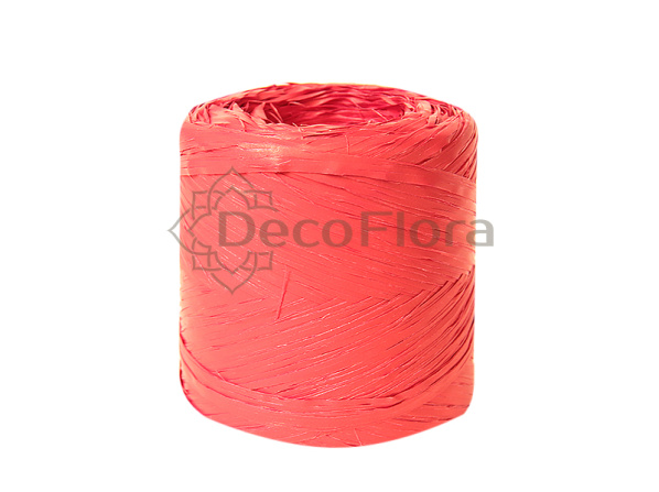 Рафия 1см*200м красная