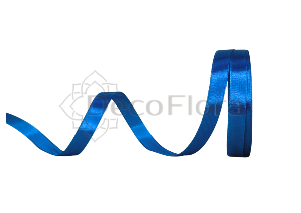 Лента атласная 1,2cm*25ярд - 097 - синяя 