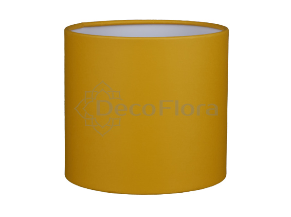 Коробка цилиндр 21*21см манго