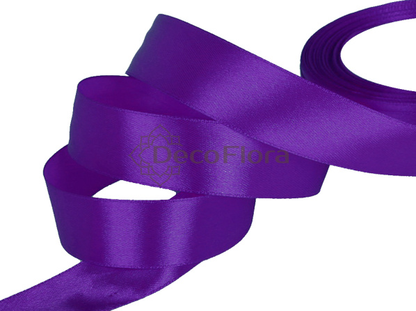 Лента атласная 5cm*20м - 1109 - темно-фиолетовый