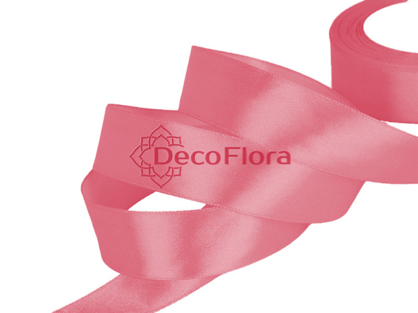 Лента атласная 5cm*20м - 59 - ярко-розовая