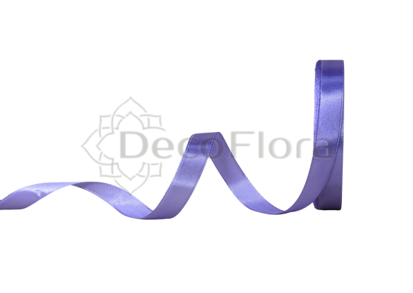 Лента атласная 1,2cm*25ярд - 021 - сиреневая 