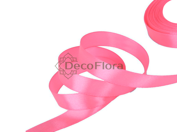 Лента атласная 1,2cm*20м - 1018 - розовый 